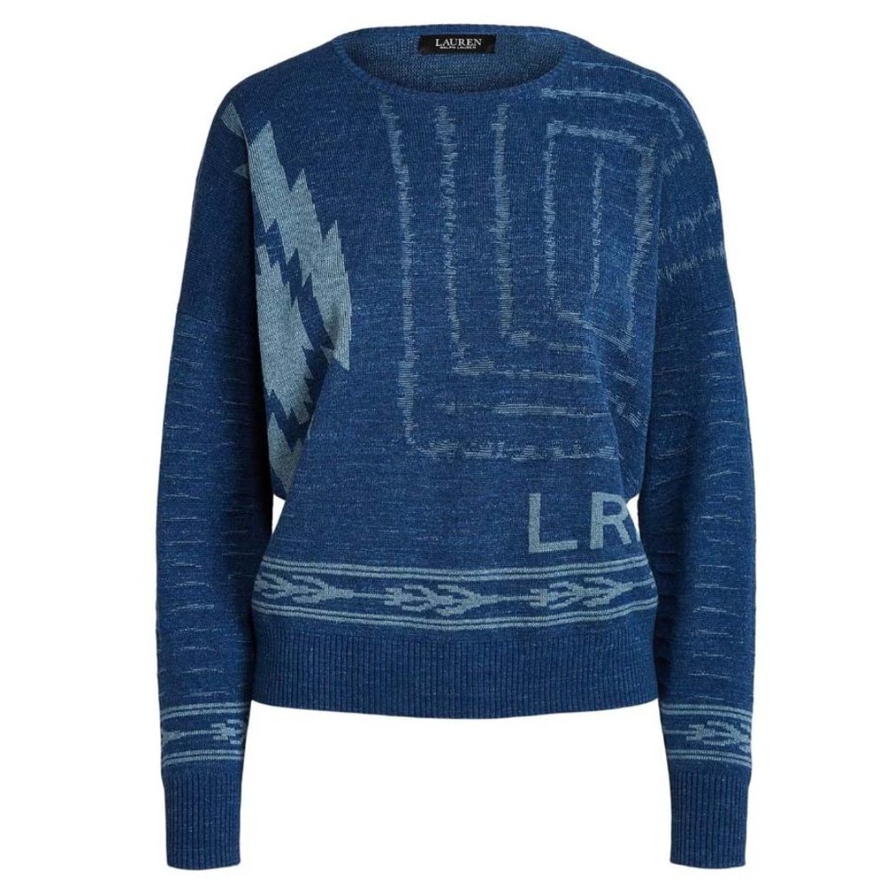 NWT Ralph Lauren Women's Vernida Linen Blend Sweater Medium M